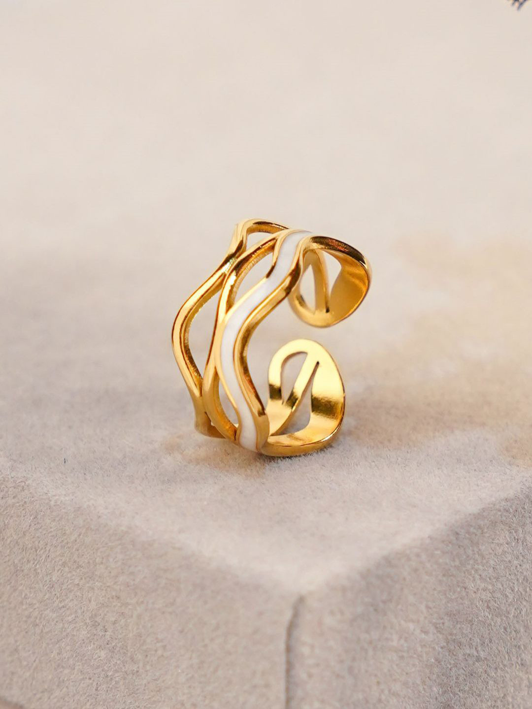 

SWASHAA 18KT Gold-Plated Finger Ring