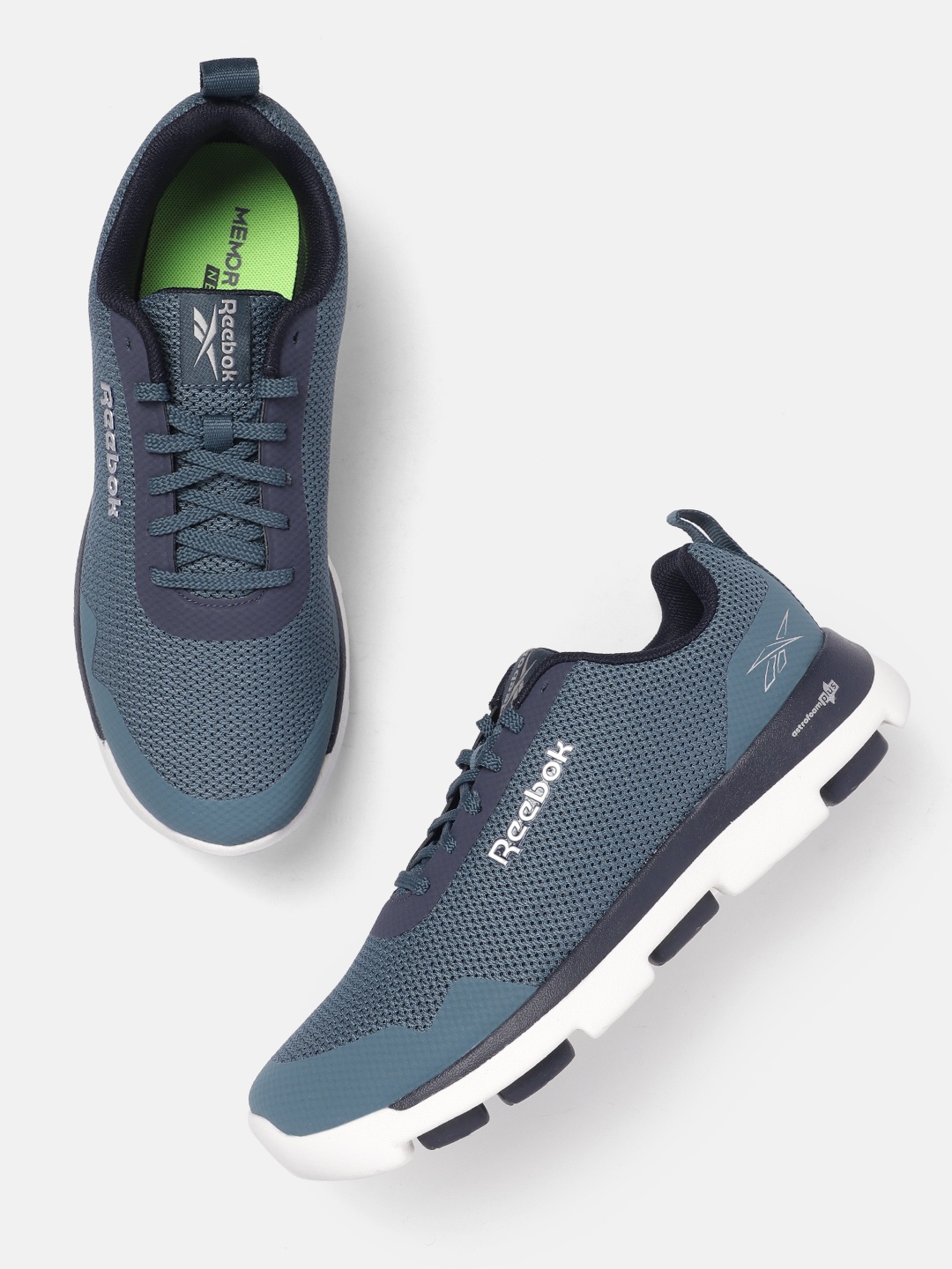 

Reebok Men Woven Design Walkwell Striders Shoes, Grey