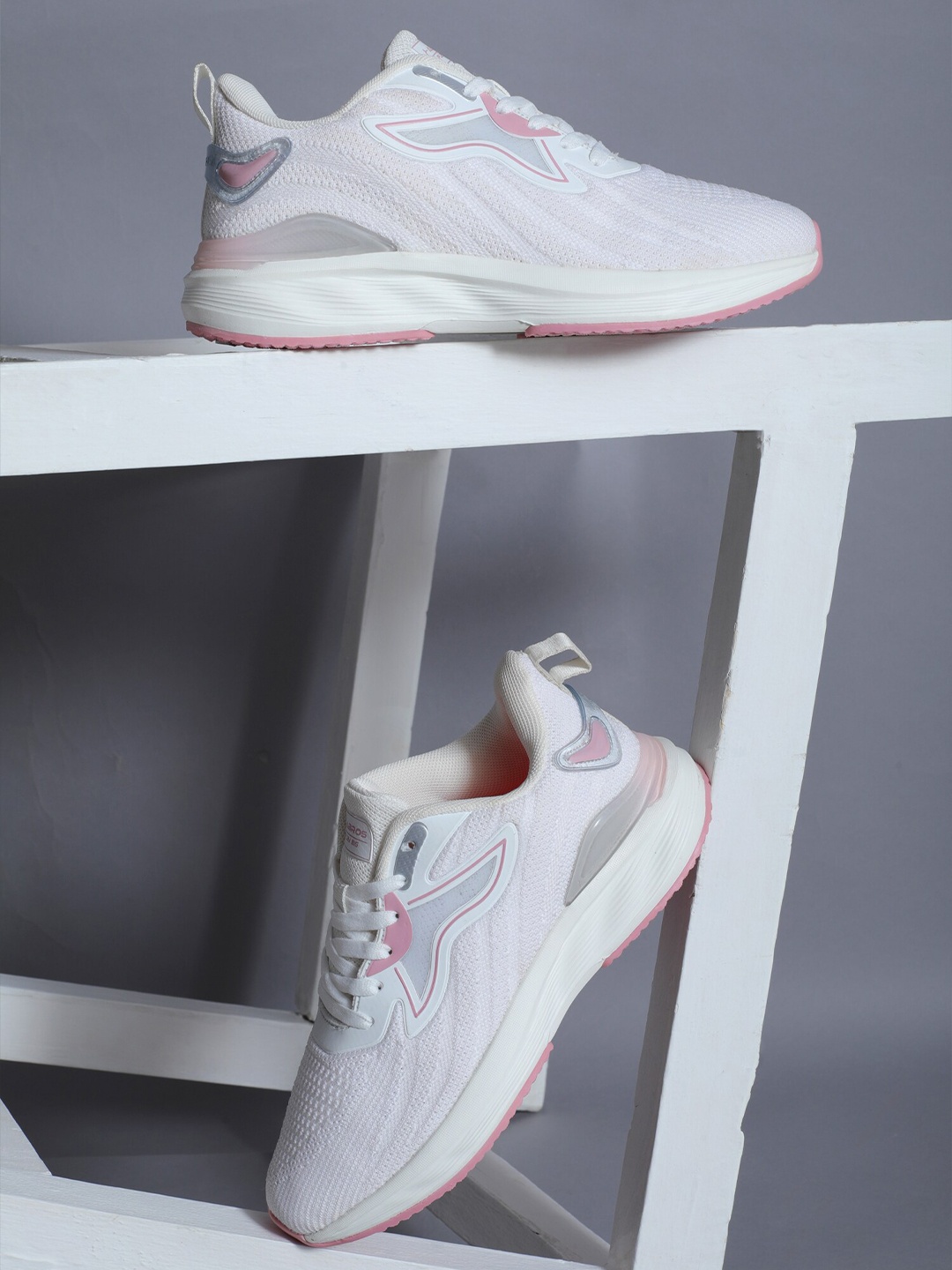 

ABROS Women Running Shoes, Off white