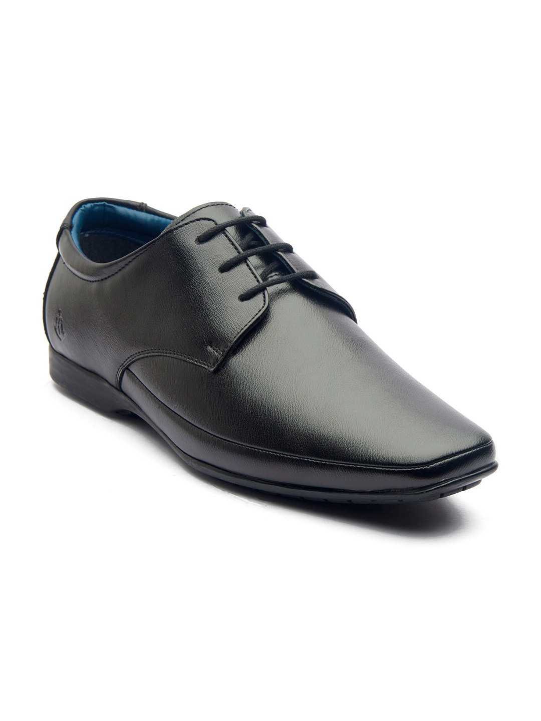 

MICHAEL ANGELO Men Leather Formal Derbys Shoes, Black