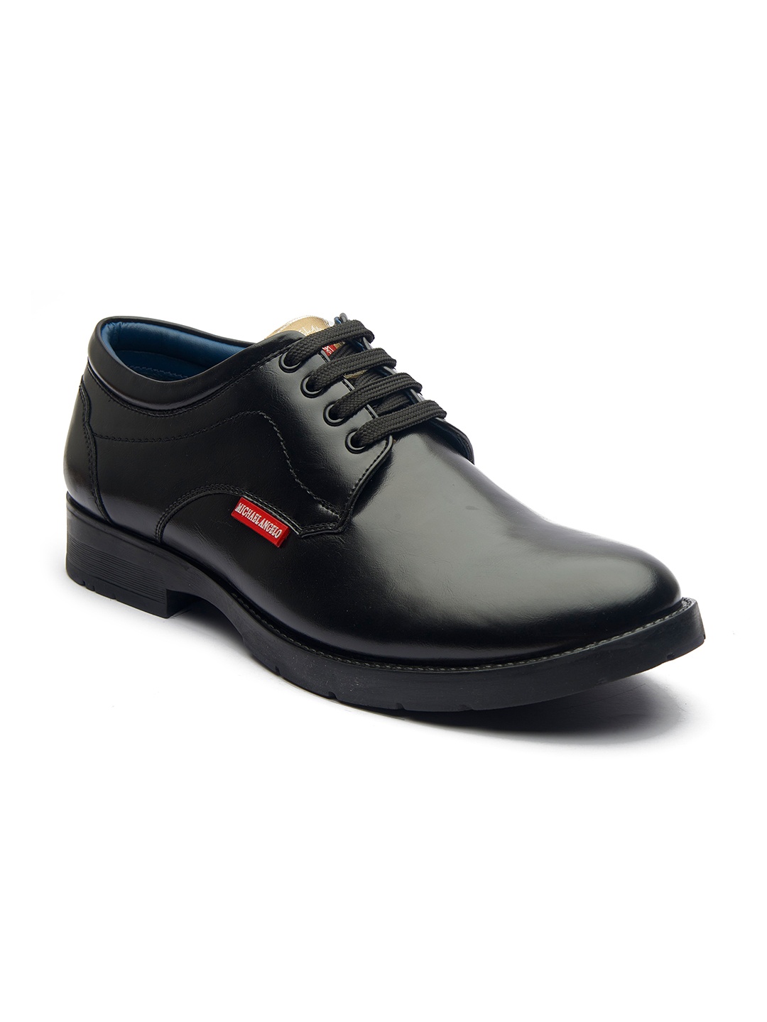 

MICHAEL ANGELO Men Lace Up Formal Derbys, Black