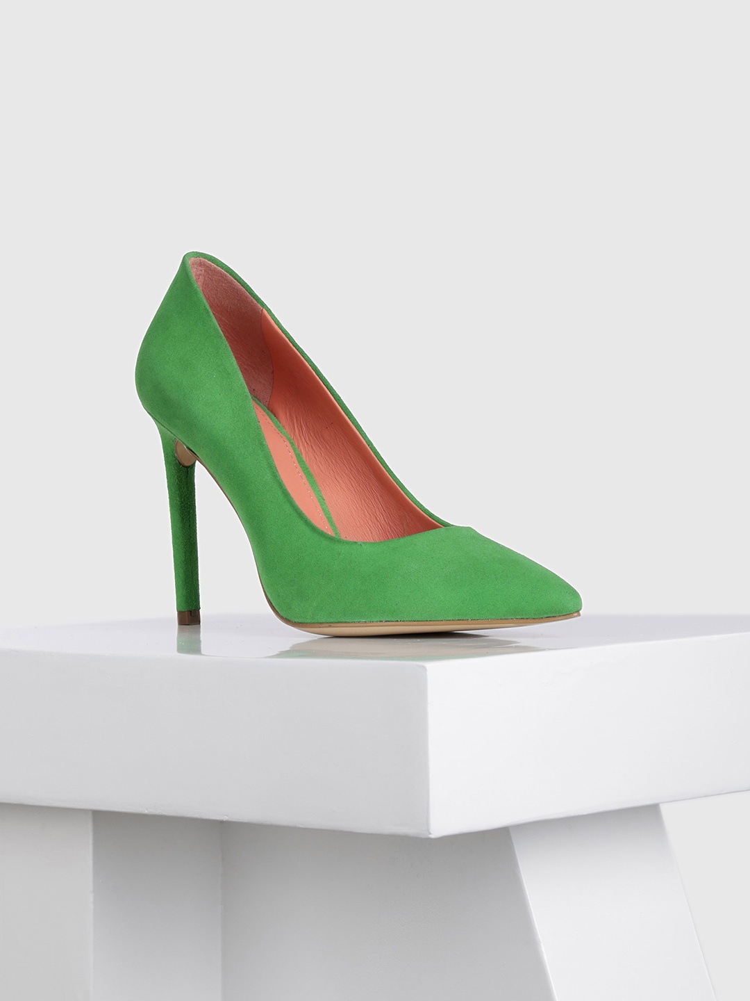 

Oroh Madrid Suede Stiletto Heeled Pumps, Green