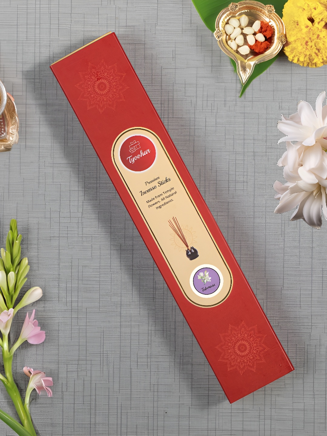 

TYOOHAR Brown Tuber_rose Incense Sticks