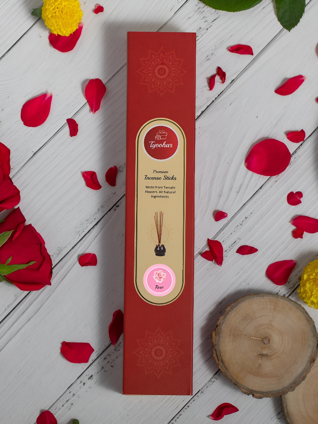 

TYOOHAR Brown Rose Incense Sticks