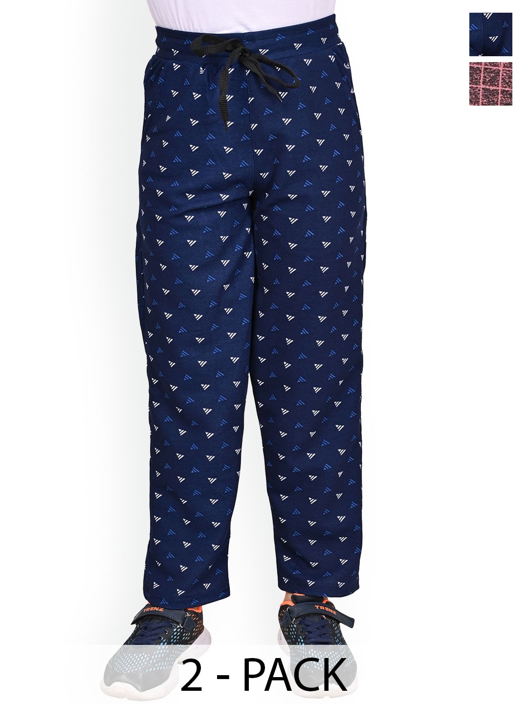 

BAESD Boys Pack Of 2 Dry-Fit Track Pants, Navy blue