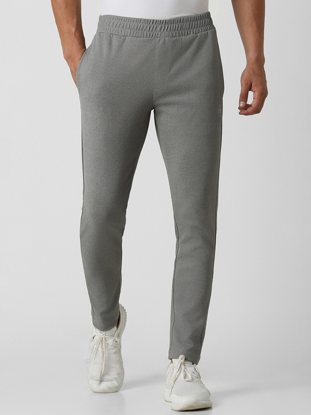 

Van Heusen Flex Men Mid Rise Slim Fit Track Pants, Grey