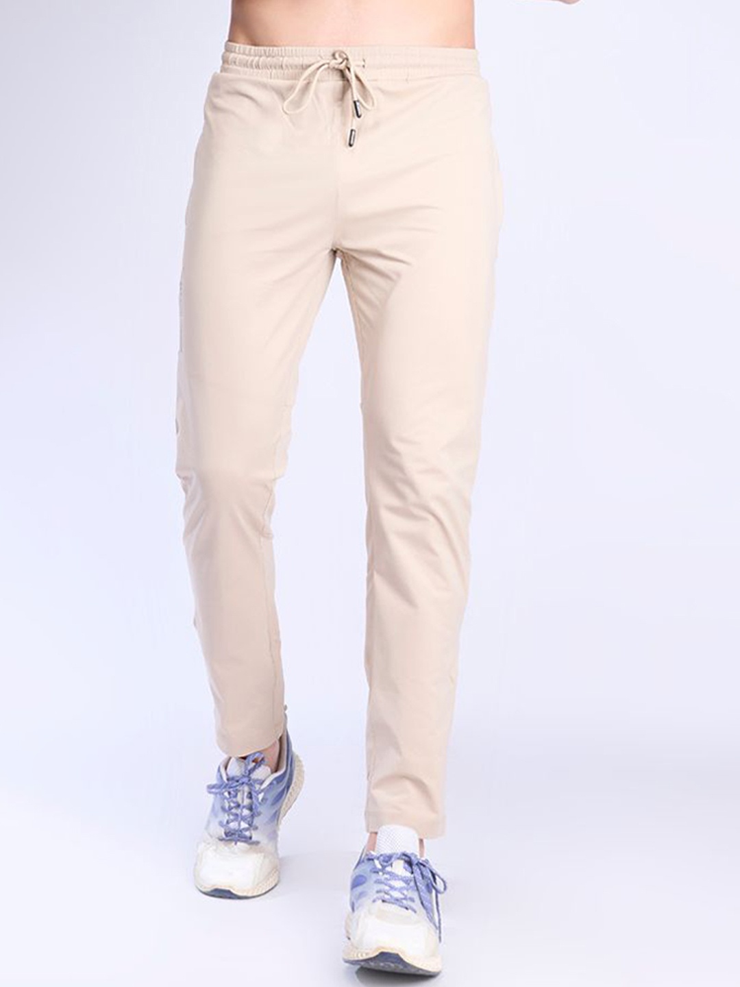 

MAXZONE Velocity Regular Fit Men Mid-Rise Track Pants, Beige