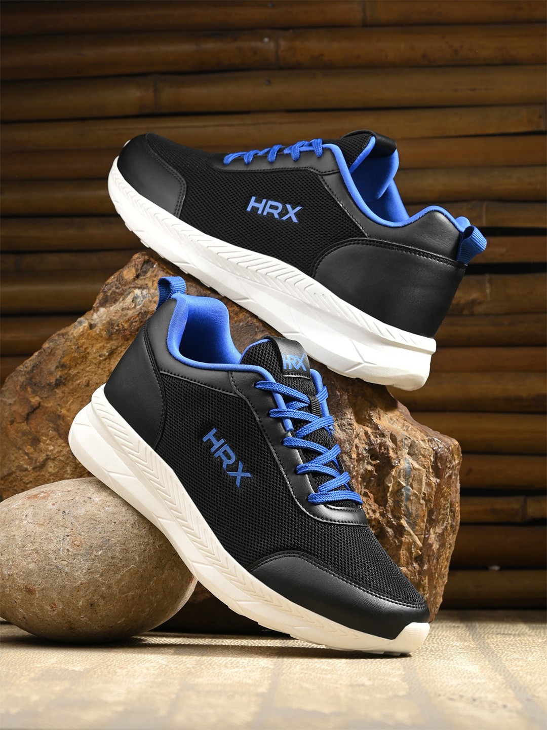 

HRX by Hrithik Roshan Men Mesh Running Shoes, Black