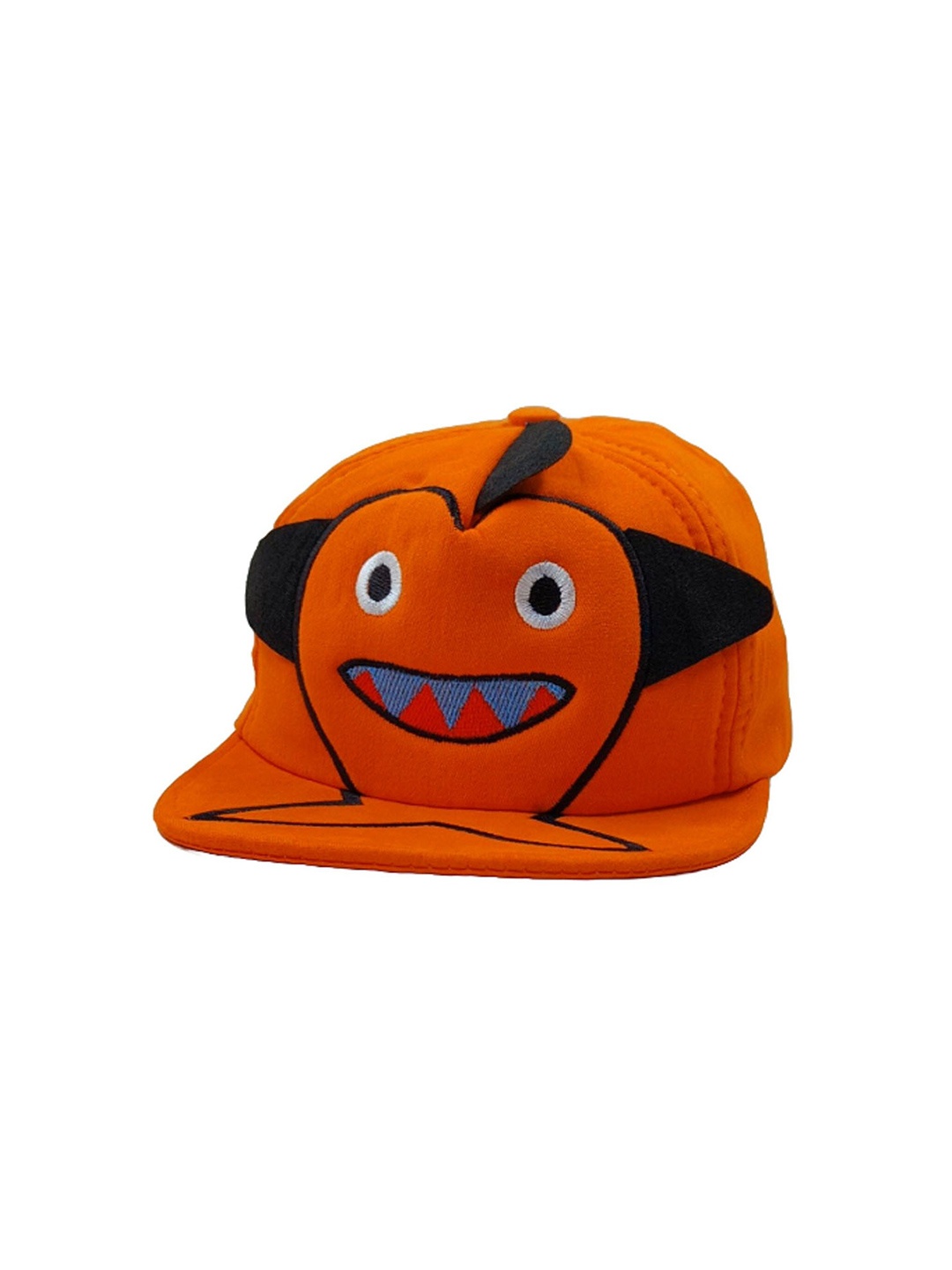 

Zacharias Kids Embroidered Cotton Baseball Cap, Orange