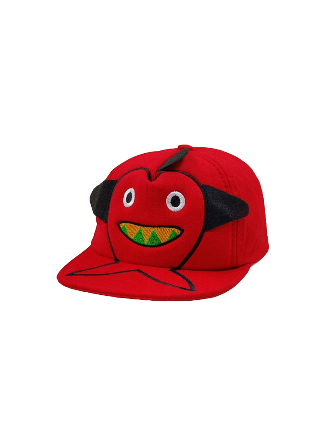 

Zacharias Kids Embroidered Cotton Baseball Cap, Red