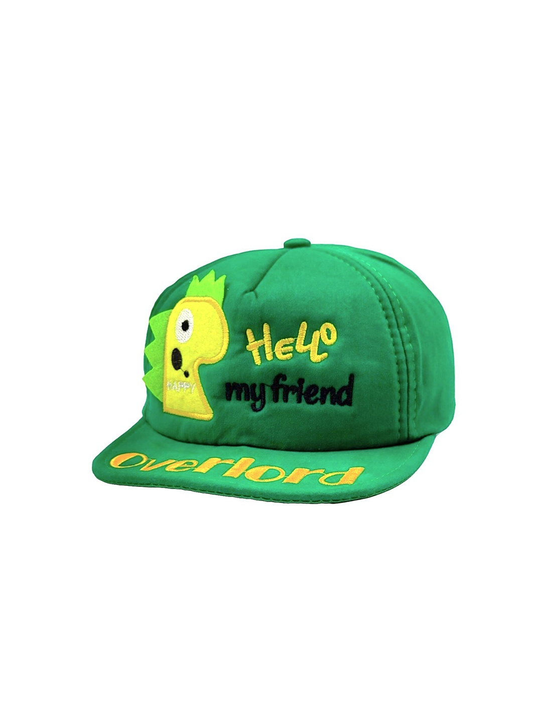 

Zacharias Kids Embroidered Cotton Baseball Cap, Green