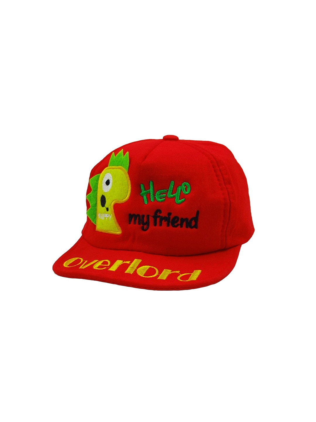 

Zacharias Kids Embroidered Cotton Baseball Cap, Red
