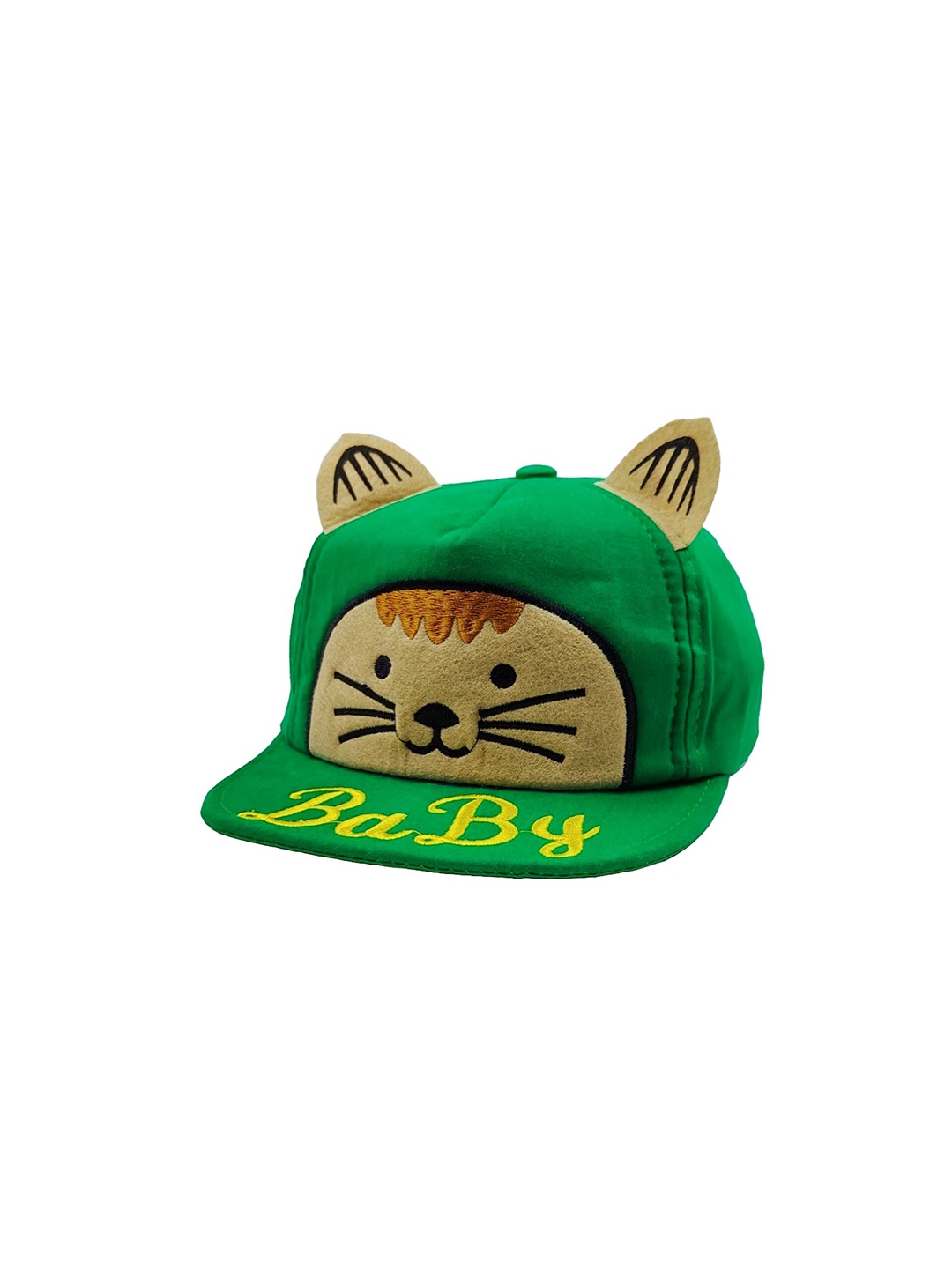 

Zacharias Kids Embroidered Cotton Baseball Cap, Green