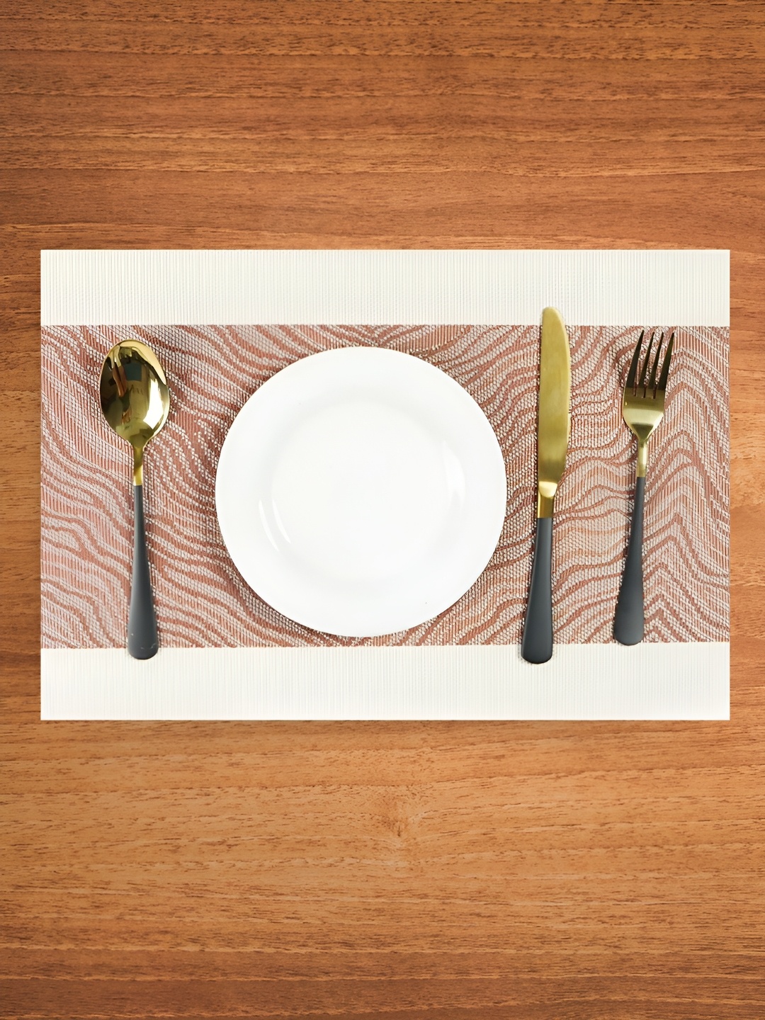 

YELONA Brown 10 Pieces Self-Designed Table Placemats