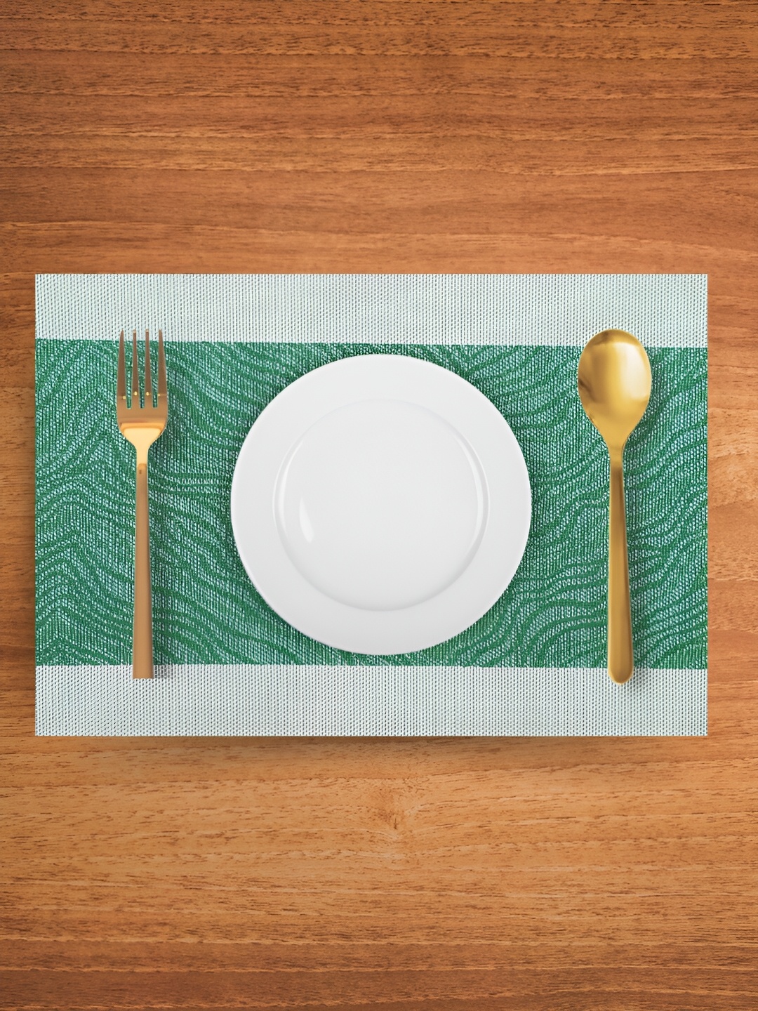 

YELONA Green 6 Pieces Self-Designed Table Placemats