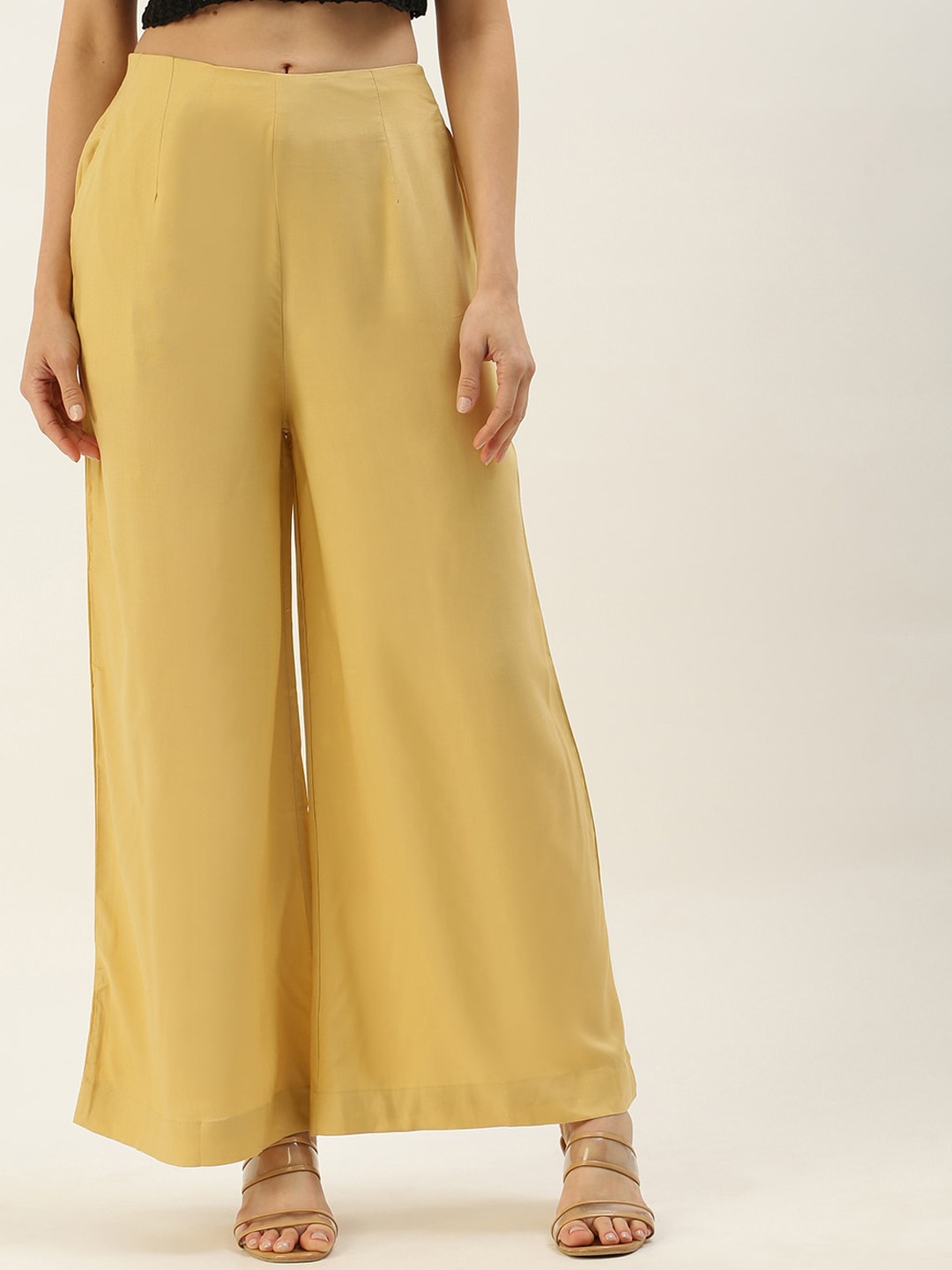 

De Moza Women Parallel Trousers, Nude