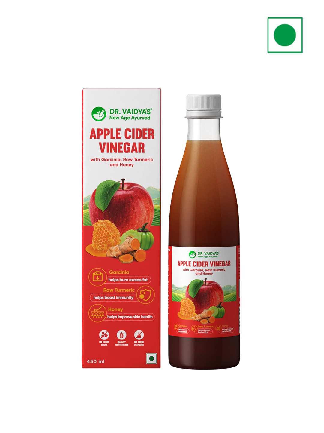 

DR. VAIDYA'S Apple Cider Vinegar - 450ml, Red