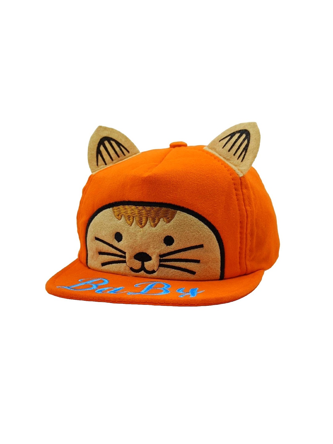 

Zacharias Kids Embroidered Cotton Baseball Cap, Orange