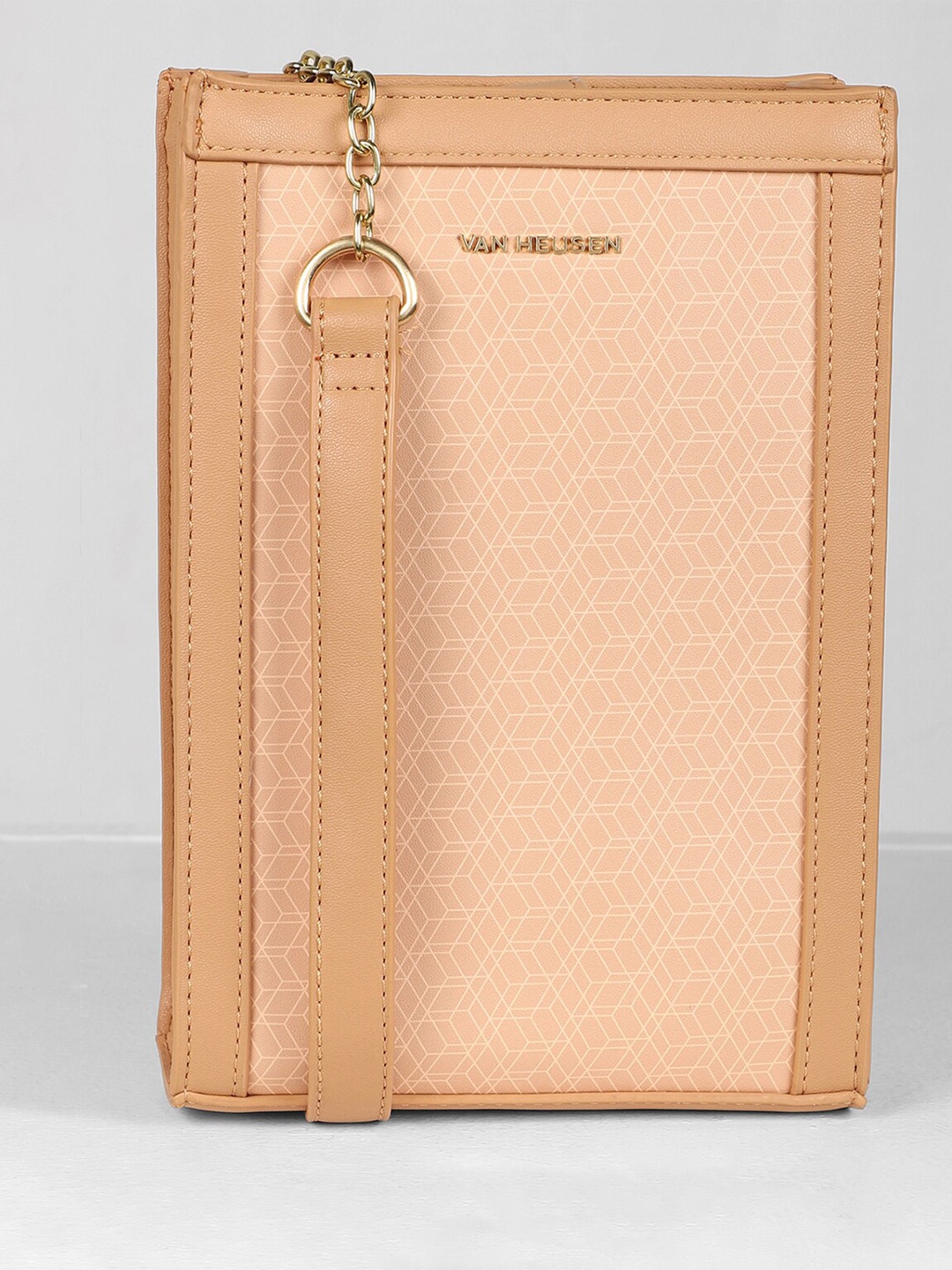 

Van Heusen Geometric Printed Pouch, Beige