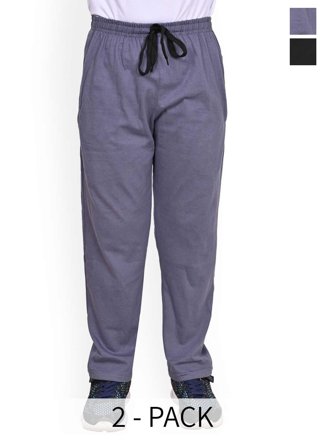 

BAESD Boys Pack Of 2 Cotton Track Pants, Blue