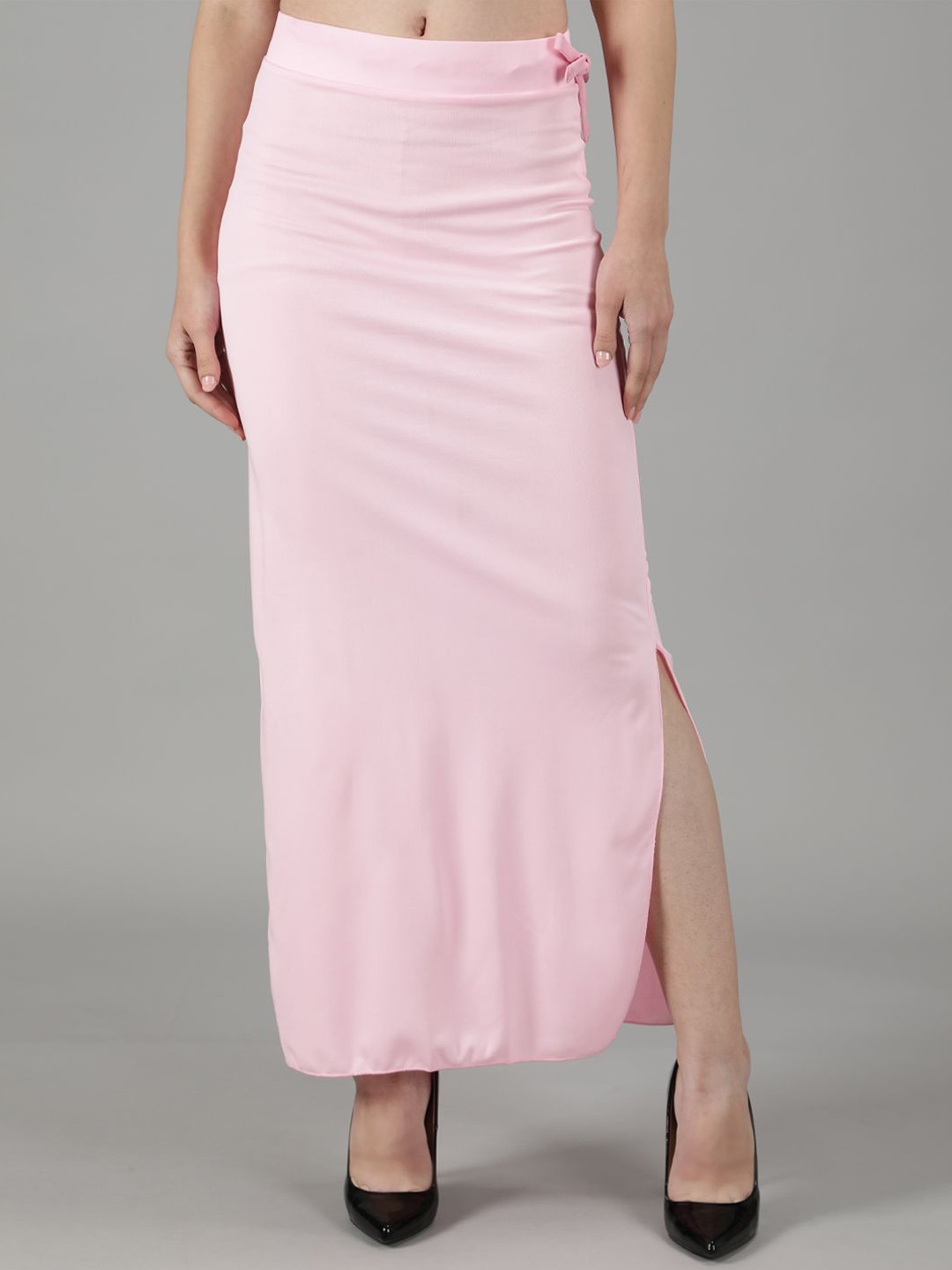 

Plus Size Elasticated Saree Shapewear, Pink