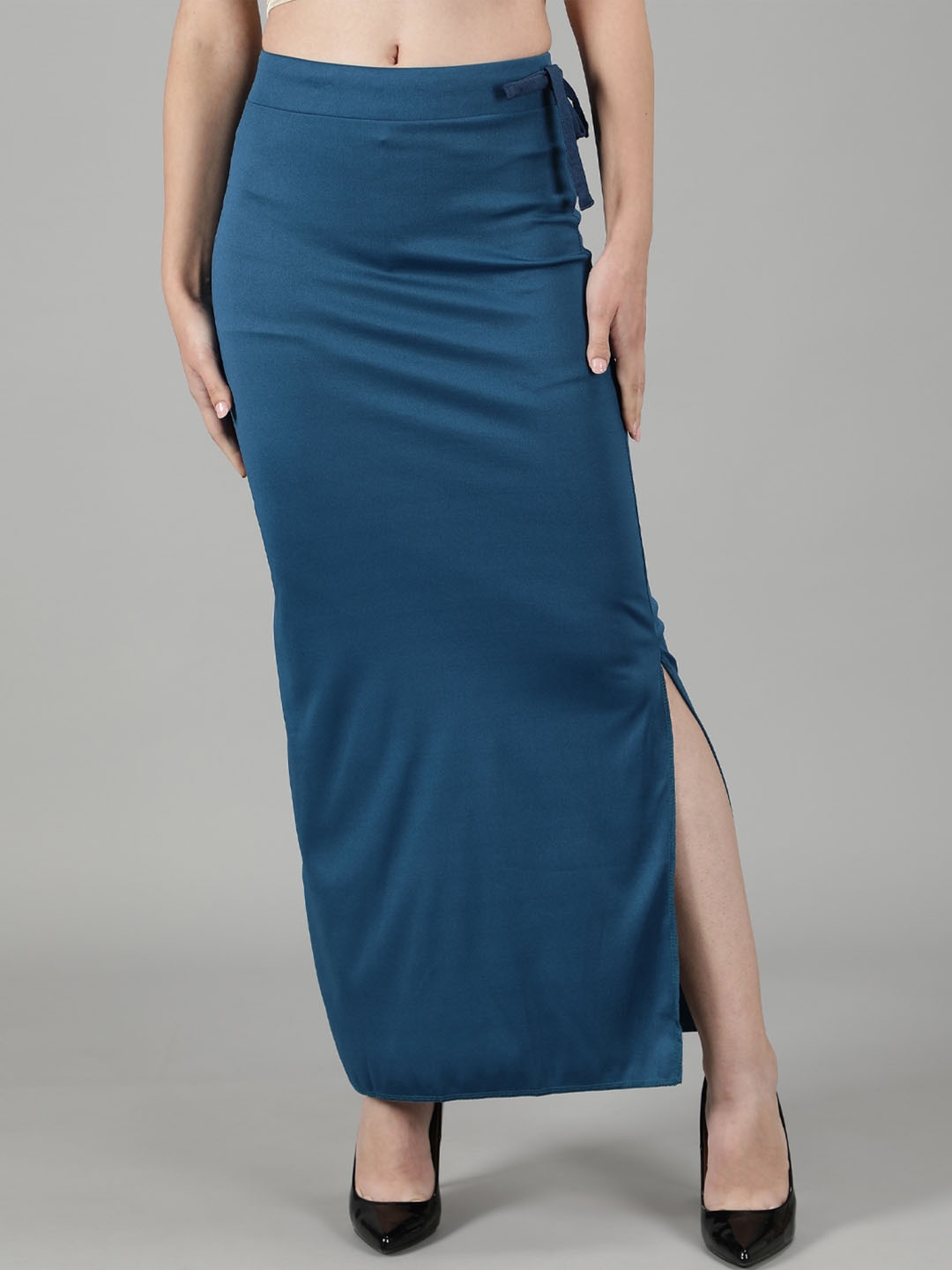 

Plus Size Elasticated Saree Shapewear, Blue