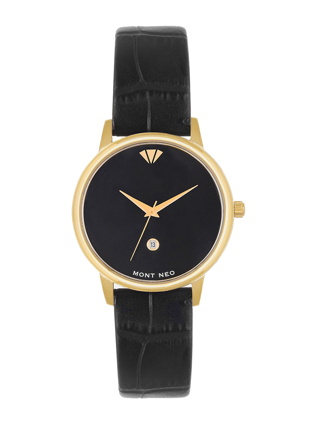 

MONT NEO Women Leather Straps Analogue Watch L1034E-L2204, Black