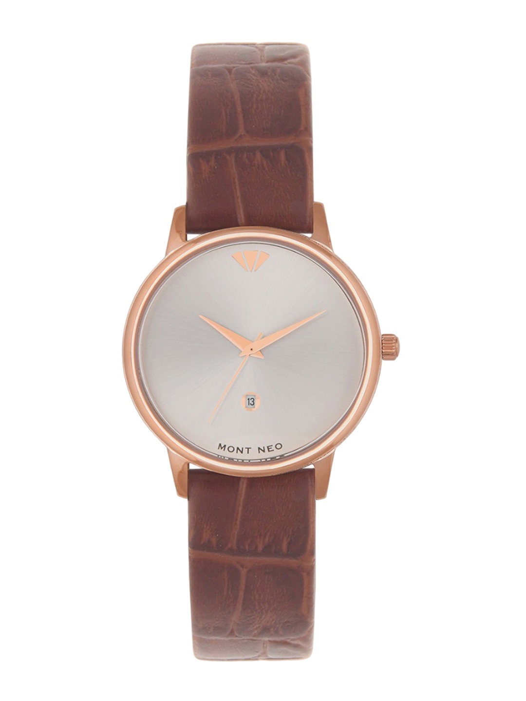 

MONT NEO Women Leather Straps Analogue Watch L1034E-L3303, Brown