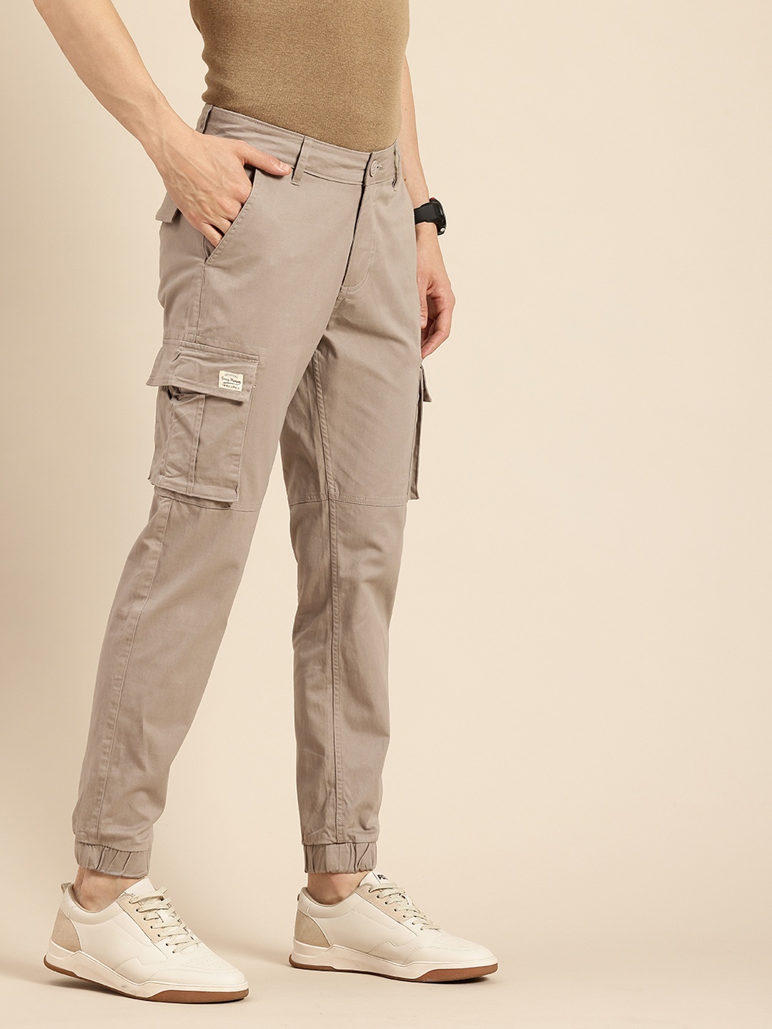 

Being Human Men Classic Fit Joggers, Grey