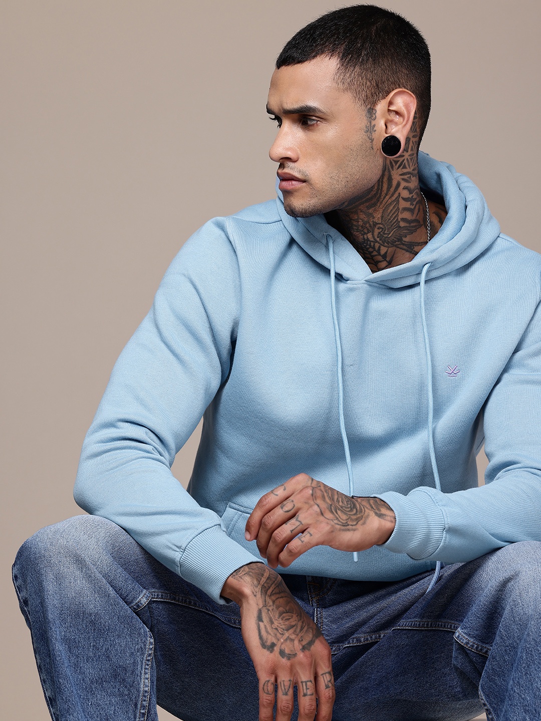 

WROGN Hooded Sweatshirt, Blue