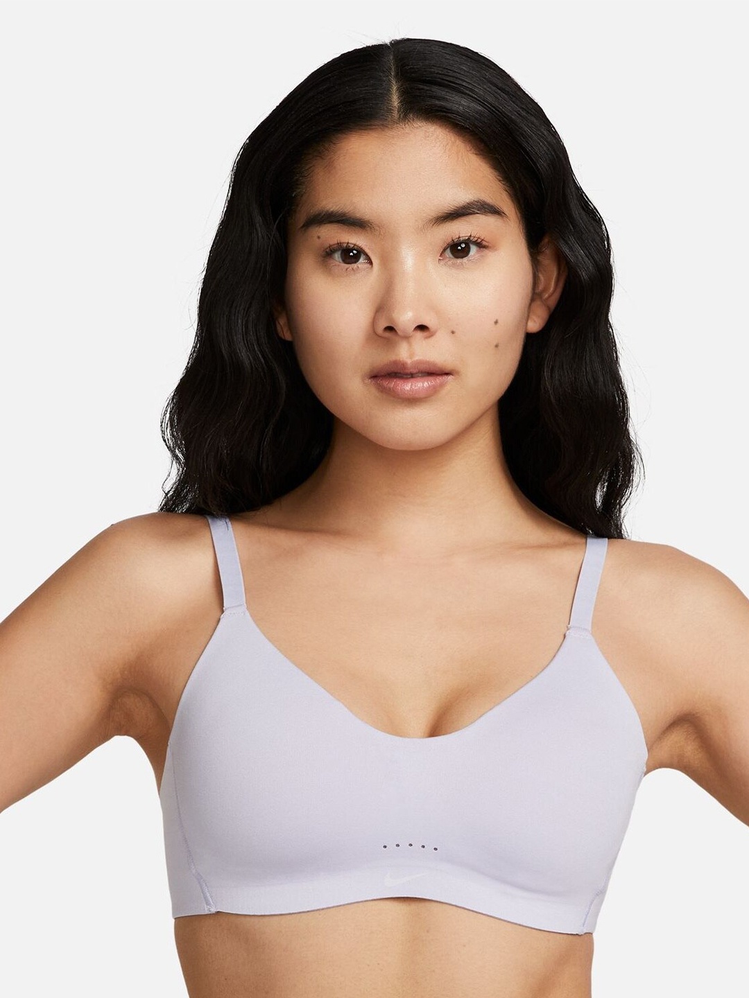 

Nike Dri-FIT Alate Women's Minimalist Light-Support Padded Sports Bra, Purple