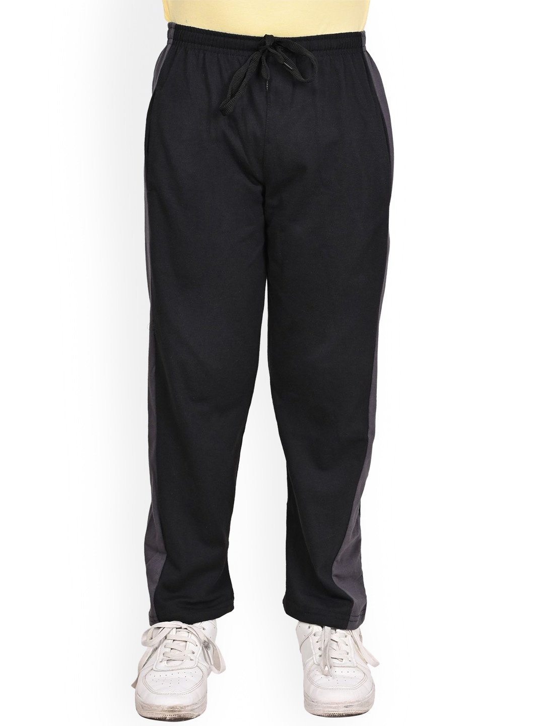 

BAESD Boys Pure Cotton Regular Track Pant, Black