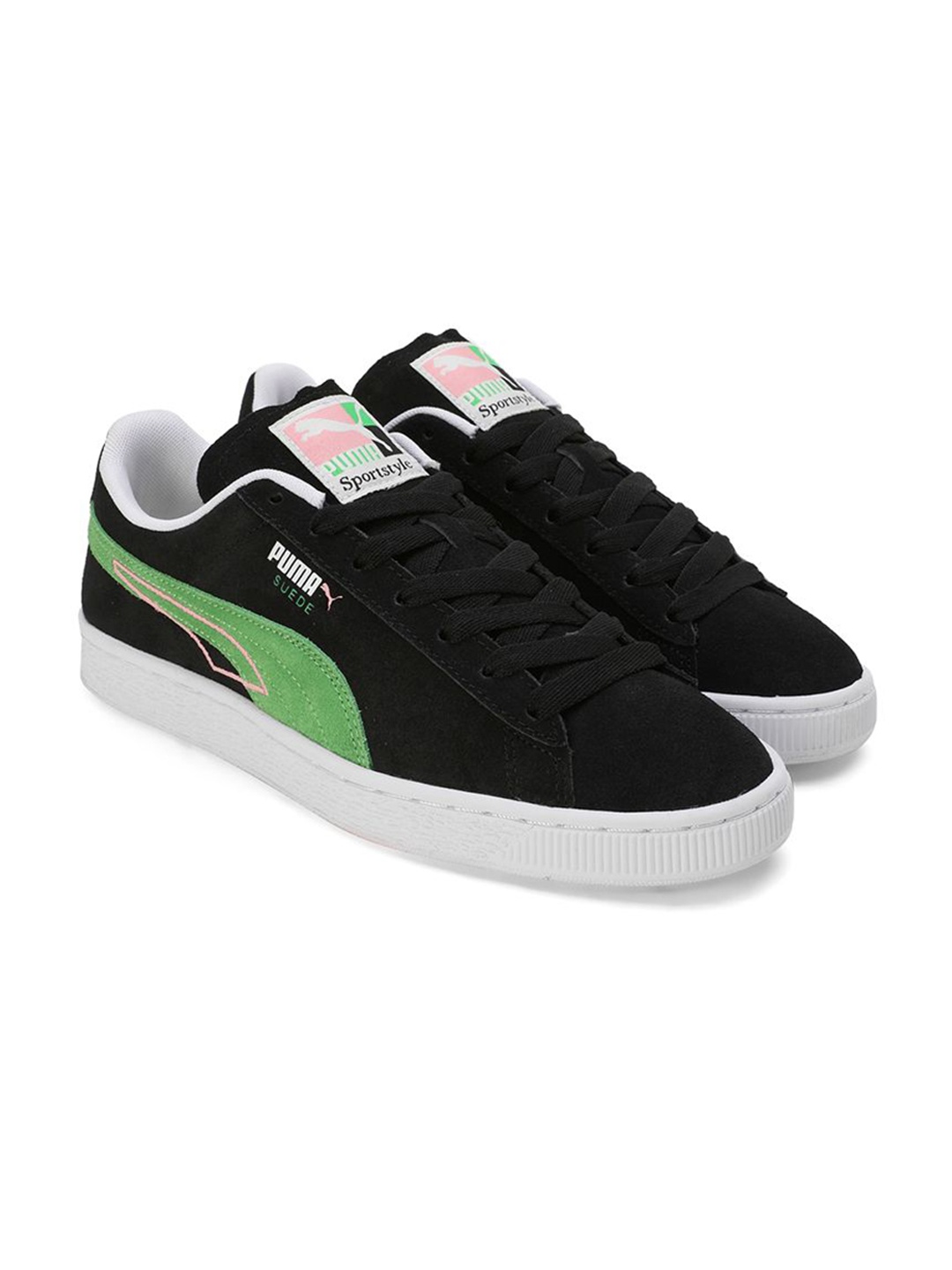 

Puma Unisex Suede Brand Love Sneakers, Black