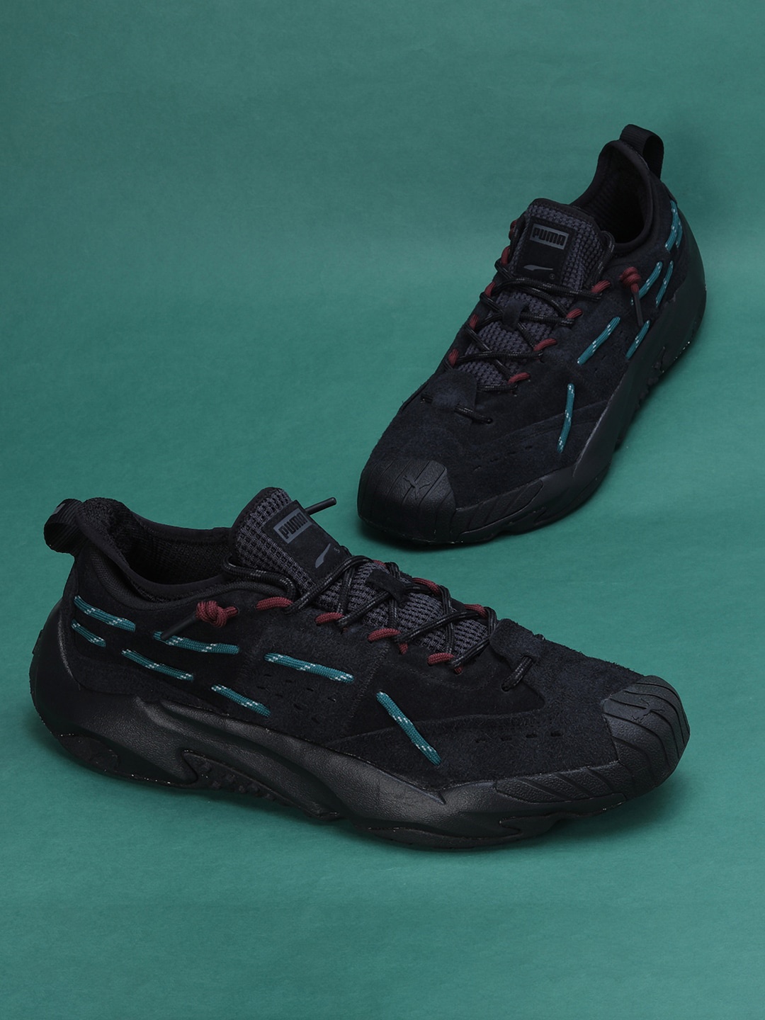 

Puma Men Plexus Leather Sneakers, Black