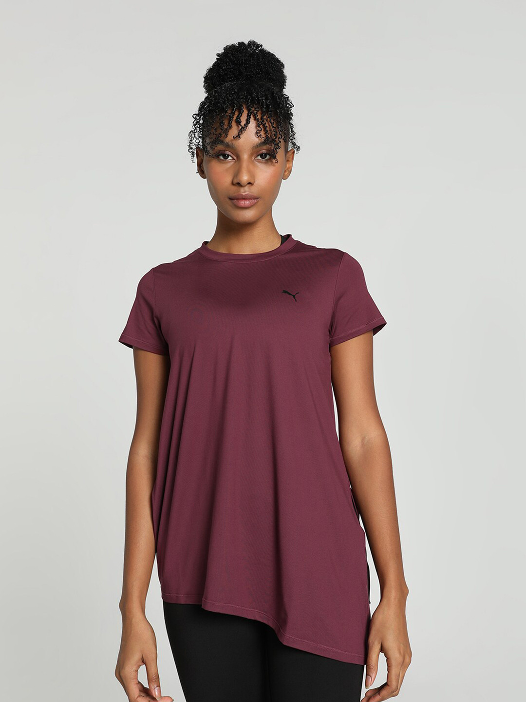 

Puma Maternity Studio Oversized T-Shirt, Purple