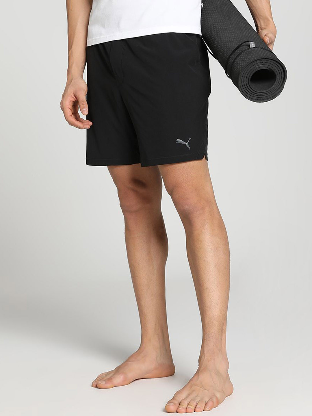 

Puma Men Studio 7" Mid-Rise Shorts, Black