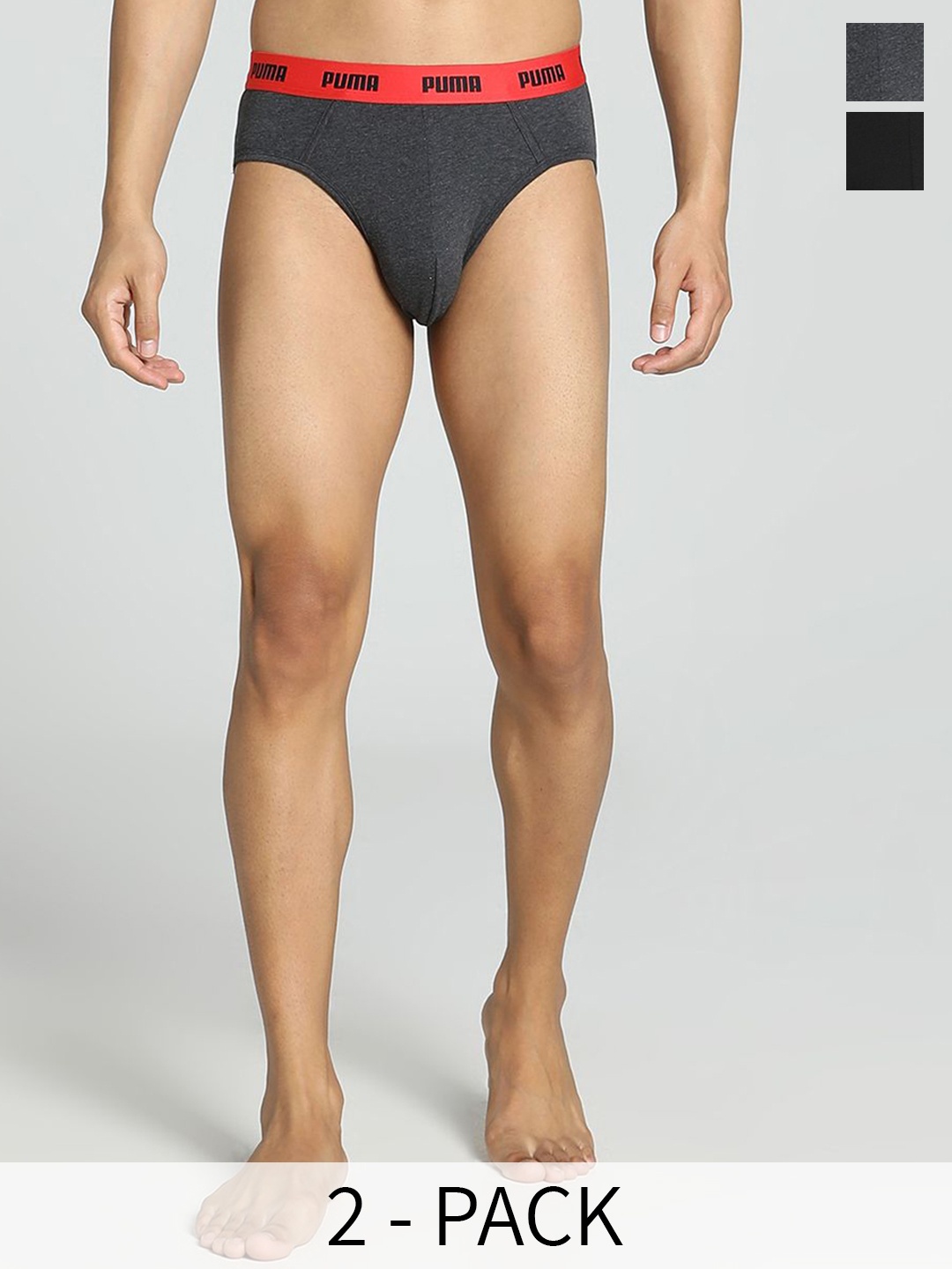 

Puma Pack Of 2 Basic Briefs 68526501, Black