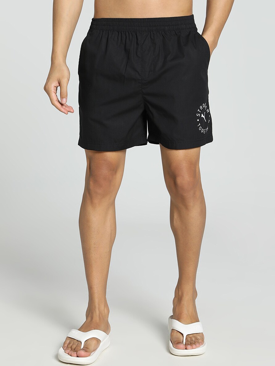 

Puma Woven Pure Cotton Boxer 68525701, Black