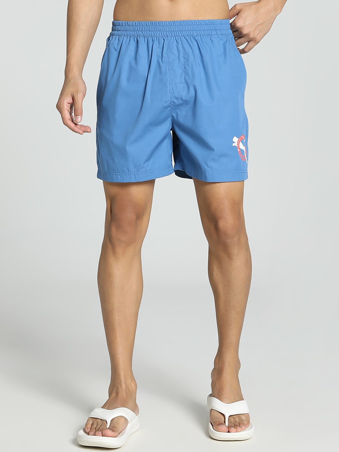 

Puma Pure Cotton Woven Boxer 68525302, Blue