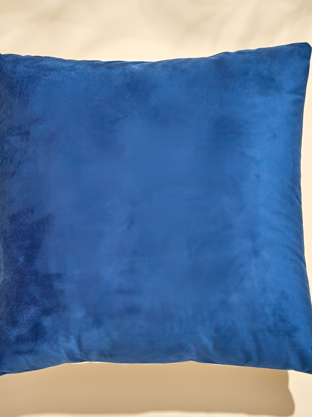 

Home Centre Blue & Beige Velvet Filled Cushion