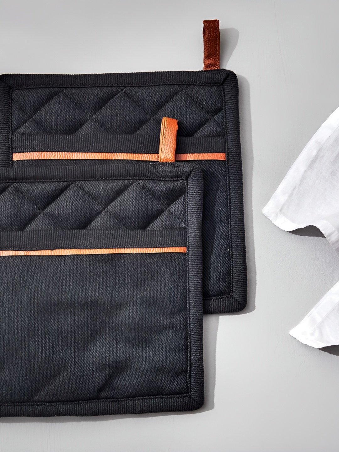 

Home Centre Chefs Special Black 2 Pieces Cotton Pot Holder
