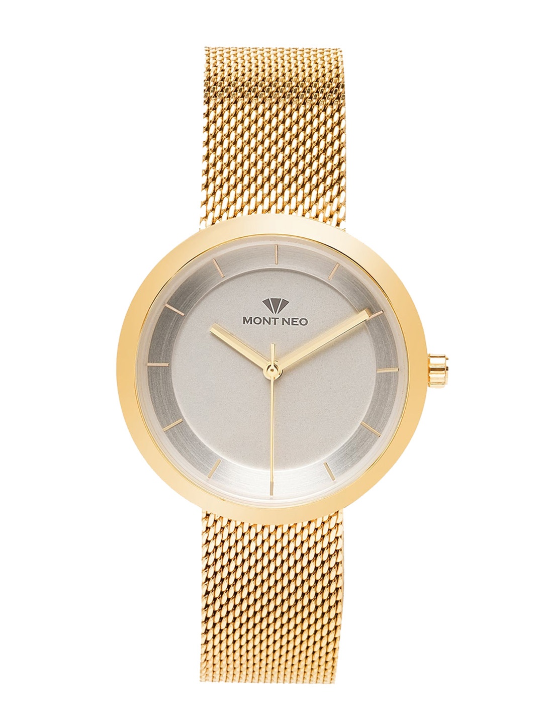 

MONT NEO Women Dial & Stainless Steel Bracelet Style Straps Analogue Watch 9002T-B2203, Gold