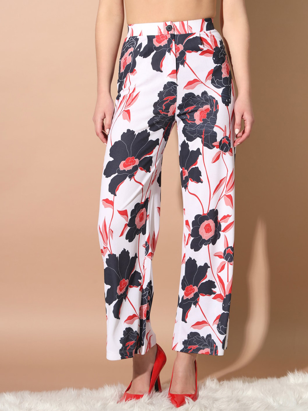 

TANDUL Women Floral Printed Original Trousers, Multi