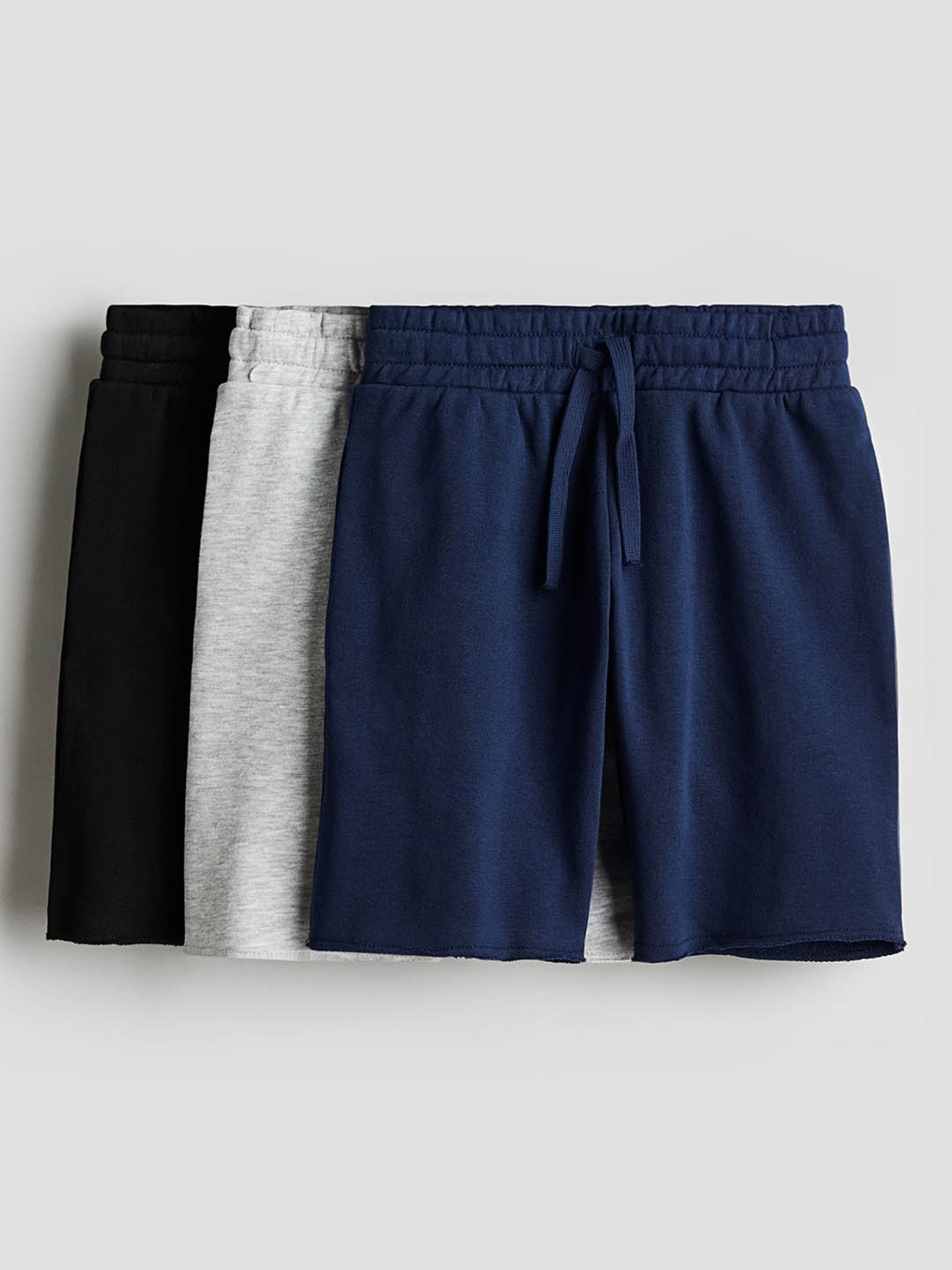 

H&M Boys 3-Pack Sweatshorts, Navy blue