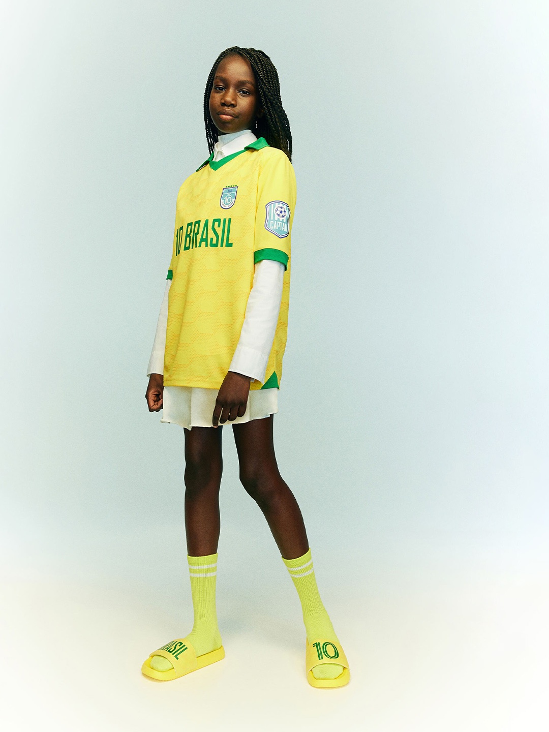 

H&M Boys Football Shirt, Yellow