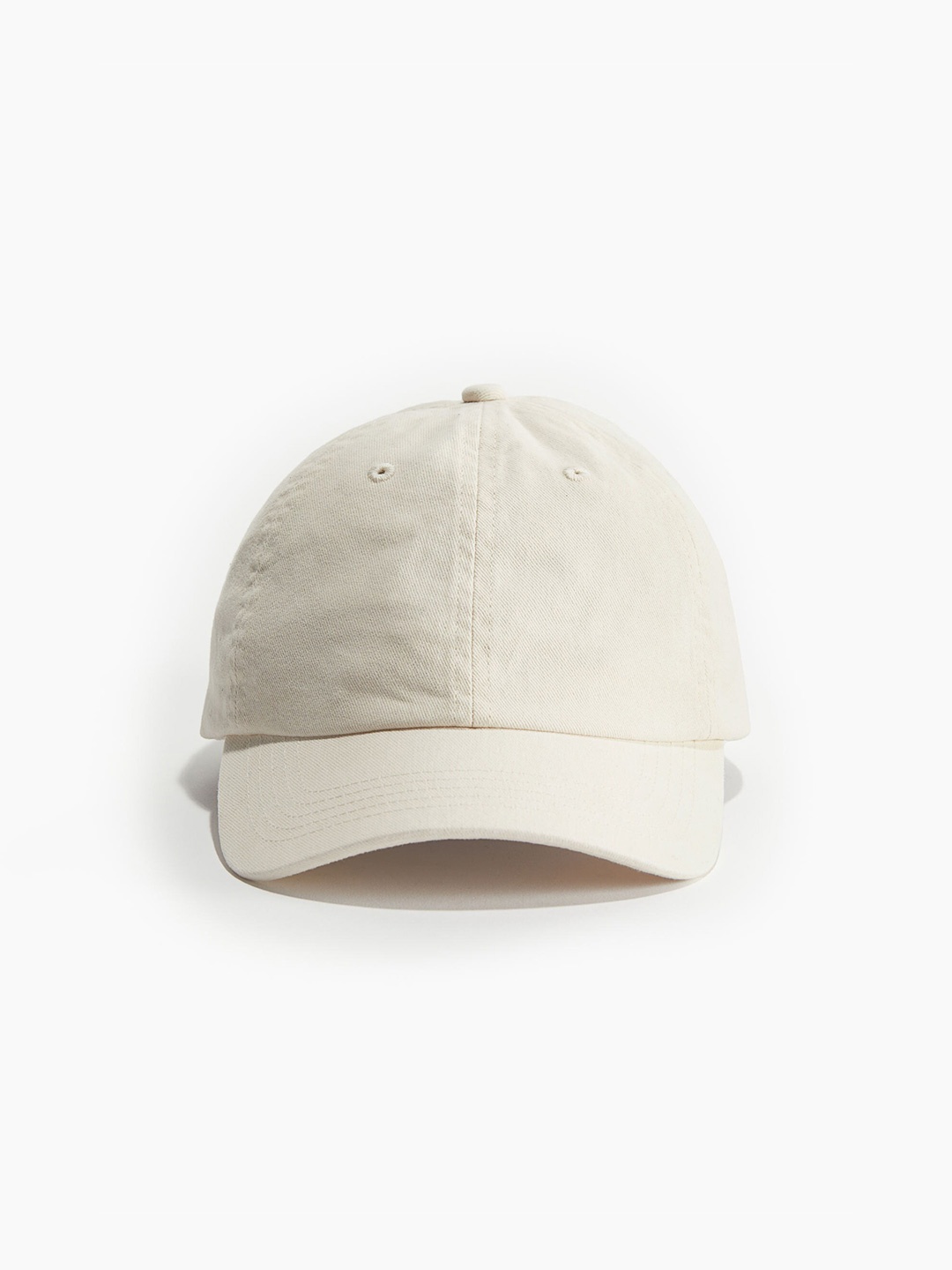 

H&M Women Cotton Twill Cap, Beige