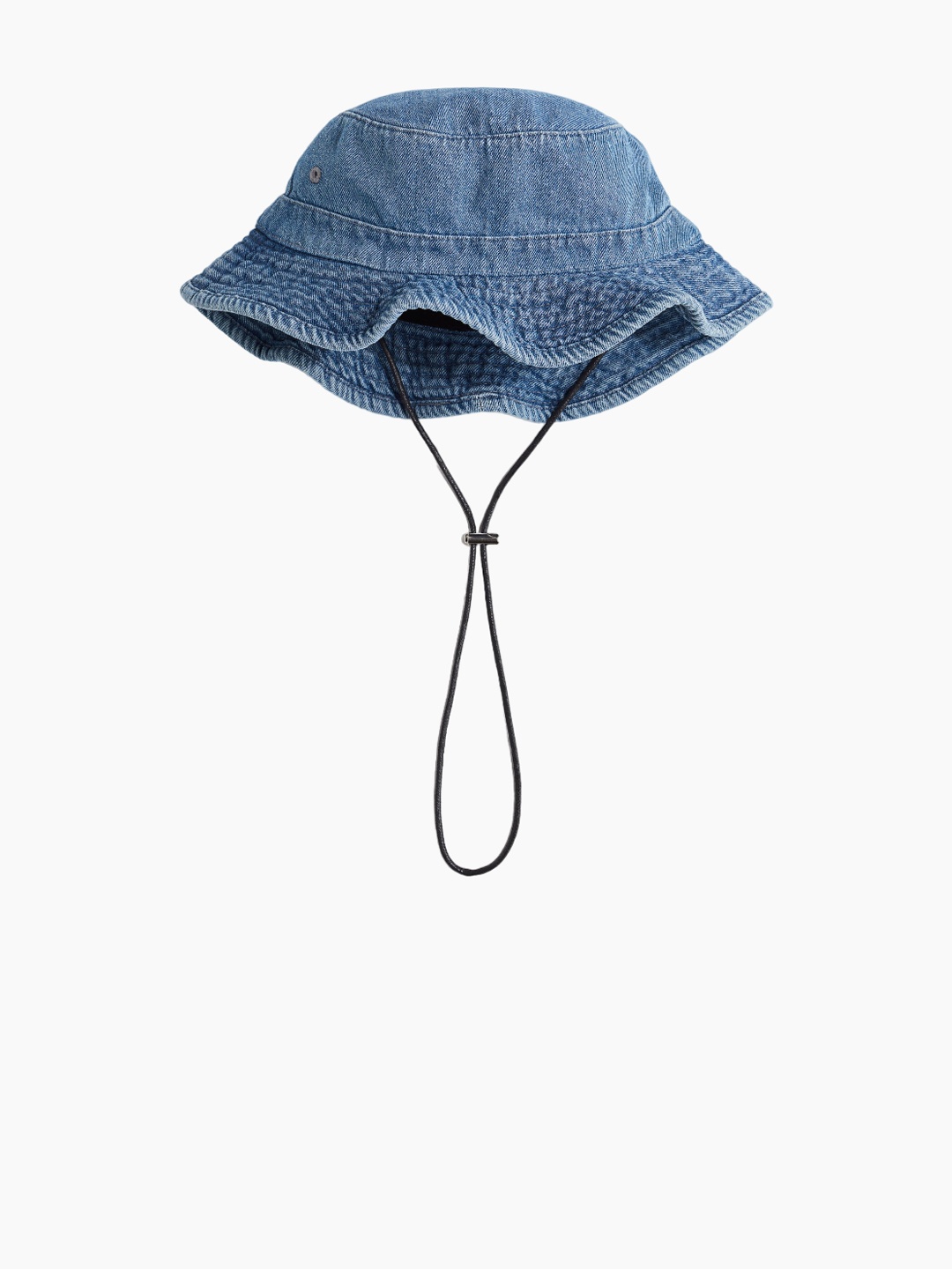 

H&M Men Blue Chin-Strap Bucket Hat