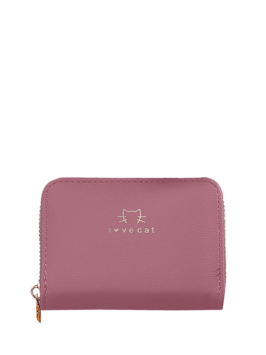 

SYGA Women Leather Zip Around Wallet, Pink
