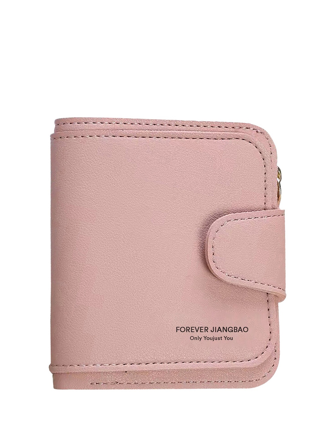 

SYGA Women Leather Three Fold Wallet, Pink
