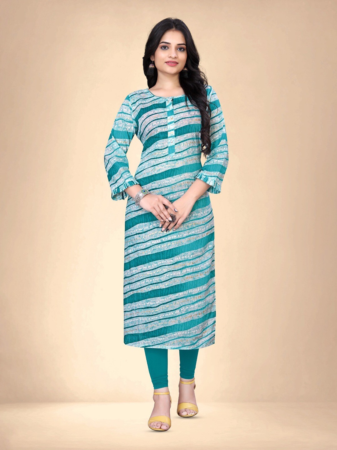 

Abhilasha Printed Pure Cotton Straight Kurta, Blue